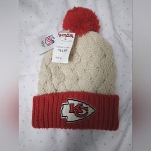 Kansas City Chiefs Pom Pom NFL Beanie Winter Hat